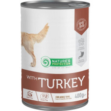 Вологий корм Nature's Protection Turkey для собак смак індички 400 г