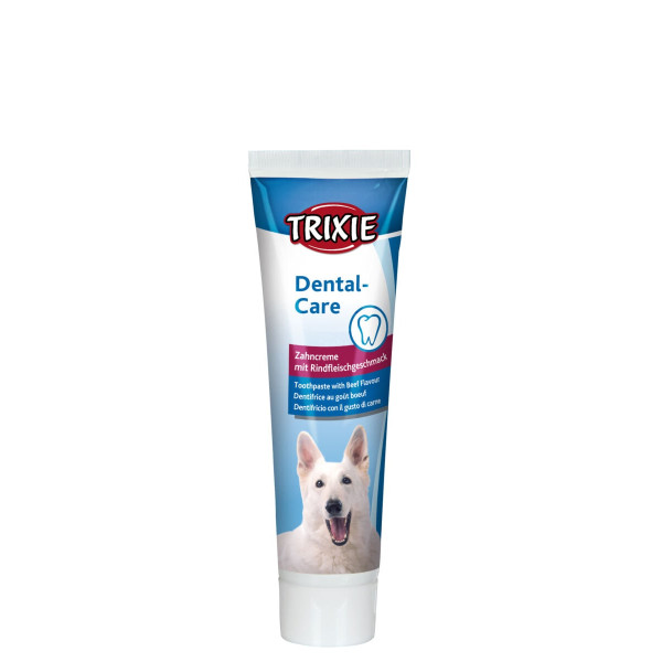 Зубна паста Trixie Toothpaste with Beef Flavour для собак зі смаком яловичини 100 г