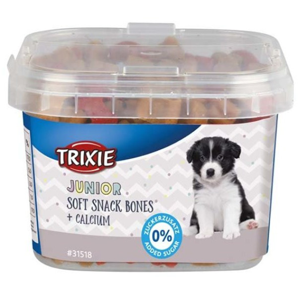 Ласощі Trixie Junior Soft Snack Bones + Calcium для цуценят з кальцієм 140 г