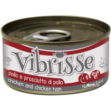 Вологий корм Croci Vibrisse для кішок курка та куряча шинка 140 г