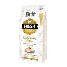 Сухий корм Brit Fresh Great Life для дорослих собак з Куркою та картоплею 2.5 кг