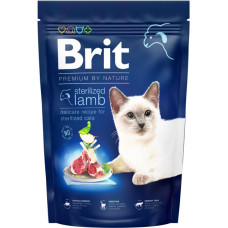 Сухий корм Brit Premium Sterilized Cat by Nature Lamb для стерилізованих котів смак ягня 1.5 кг