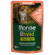 Вологий корм MONGE (Монж) CAT BWILD GR.FREE WET Sterilised для котів лосось с креветками та овощами 85 г