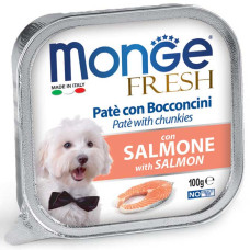 Вологий корм MONGE (Монж) Dog Fresh Salmon для собак лосось 100 г