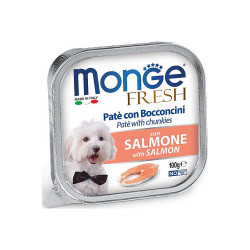 Вологий корм MONGE (Монж) Dog Fresh Salmon для собак лосось 100 г