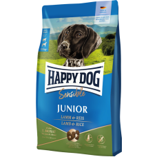 Сухий корм Happy Dog (Хеппі Дог) Junior Lamb & Rice для юніорів середніх та великих порід на основі ягняти 4 кг