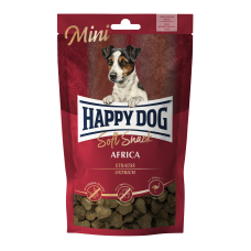М'які ласощі Happy Dog (Хеппі Дог) Soft Snack Mini Africa для собак малих порід смак страуса та картоплі 100 г