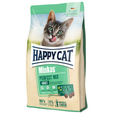 Сухий корм Happy Cat (Хеппі Кет) Minkas Perfect Mix для котів з птицею, ягням та рибою 0.5 кг