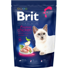 Сухий корм Brit Premium Sterilised для стерилізованих котів смак курки 1.5 кг