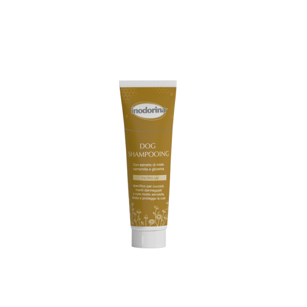 Шампунь Inodorina Dog Shampooing для цуценят з медом ромашкою та гліцерином 250 мл