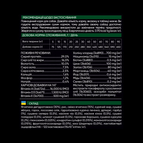 Сухий корм зі свіжого м'яса ягняти для собак малих порід Savory Fresh Lamb Adult Small Breeds 3 кг