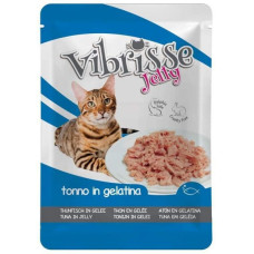 Вологий корм Croci Vibrisse Jelly для кішок тунець у желе 70 г