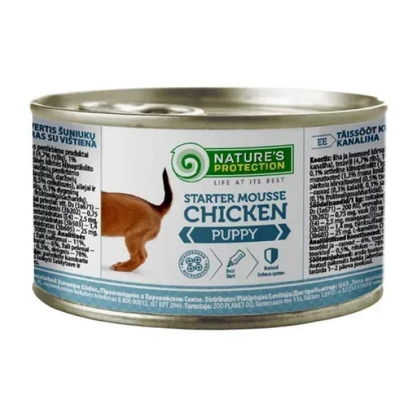 Мус Nature's Protection Puppy Starter Mousse Chicken для цуценят 200 г