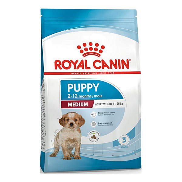 Сухий корм з м'ясом птиці для цуценят собак середніх порід Royal Canin Medium Puppy 1 кг
