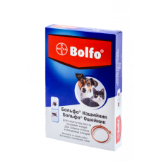 Нашийник Bayer Bolfo Больфо для собак і котів від бліх та кліщів 35 см
