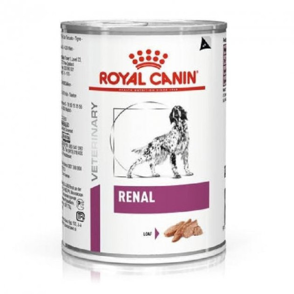 Вологий корм Royal Canin (Роял Канін) Renal для собак Ветеринарна дієта при хронічній нирковій недостатності (паштет) 410 г