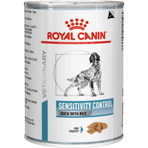Вологий корм Royal Canin (Роял Канін) Sensitivity Control Duck With Rice для собак Ветеринарна дієта при харчовій алергії (паштет) 420 г