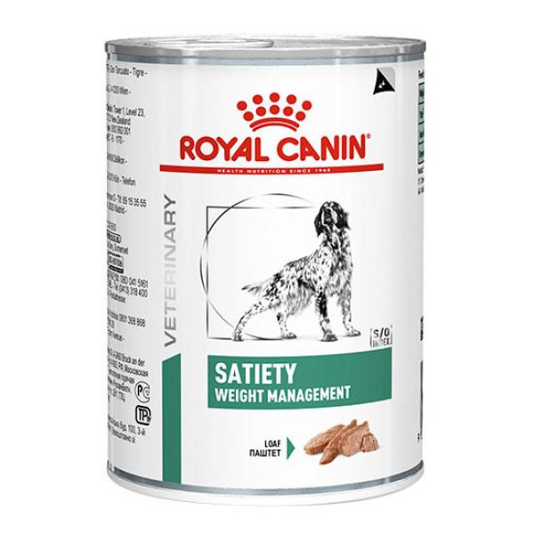 Вологий корм Royal Canin (Роял Канін) Satiety Weight Management для собак Ветеринарна дієта контроль ваги (паштет) 410 г