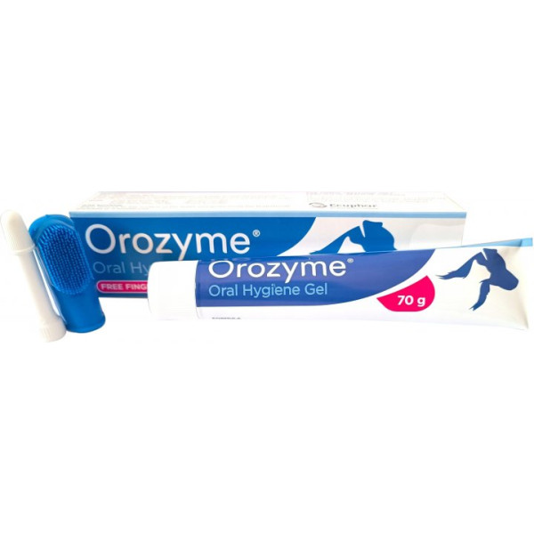 Високоефективний гель Ecuphar Orozyme Oral Hygiene Gel для боротьби з проблемами зубів та ясен 70 г