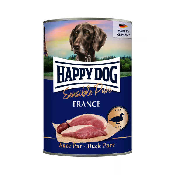 Вологий корм Happy Dog (Хеппі Дог) Duck Sensible Pure France для собак з качкою 800 г