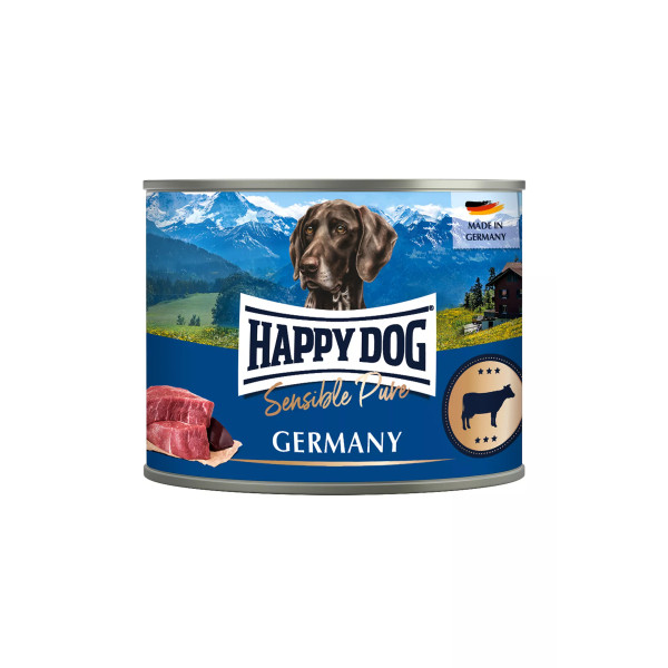 Вологий корм Happy Dog (Хеппі Дог) Beef Sensible Pure Germany для собак з яловичиною 200 г