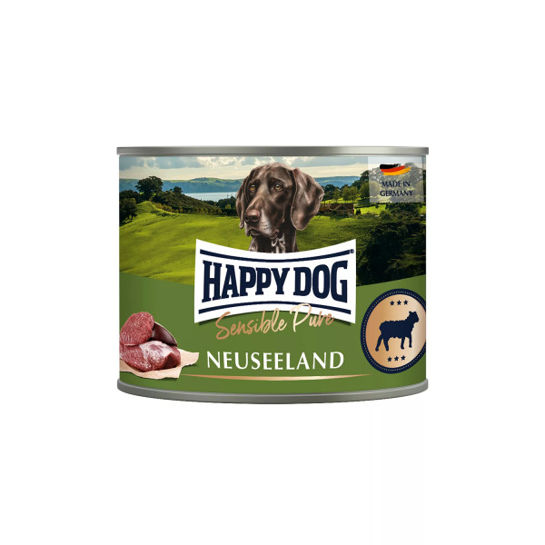 Вологий корм Happy Dog (Хеппі Дог) Lamb Sensible Pure Neuseeland для собак з ягням 200 г