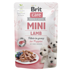 Вологий корм Brit Care Mini Lamb для цуценят філе ягня у соусі 85 г
