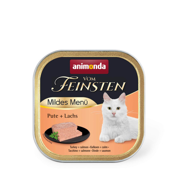 Вологий корм Animonda Vom Feinsten Adult Turkey + Salmon для котів з індичкою та лососем 100 г