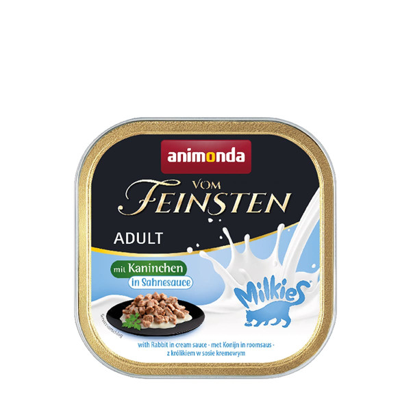 Вологий корм Animonda Vom Feinsten Adult Rabbit + Cream Souce для котів кролик у вершковому соусі 100 г