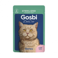 Вологий корм Gosbi DeliCat Sterelized Iberico Loaf для котів свинний рулет 70 г