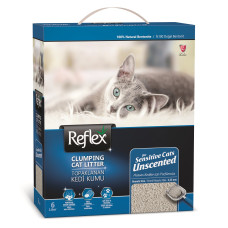 Наповнювач бентонітовий REFLEX (Рефлекс) для чутливих котів без запаху 6 л