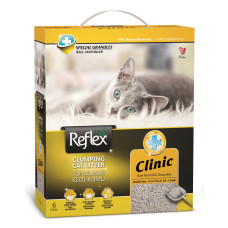 Наповнювач бентонітовий REFLEX (Рефлекс) для котів свіжий аромат CLINIC 6 л
