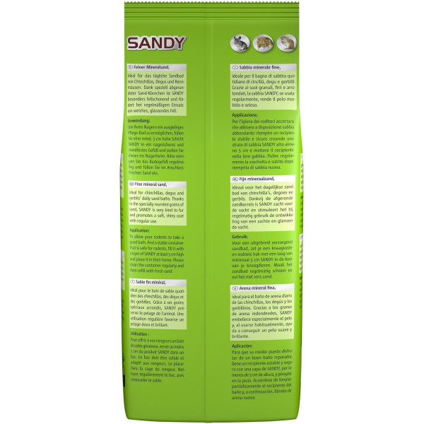 Наповнювач Vitakraft Sandy пісок для шиншил 1 кг Наповнювач Vitakraft Sandy пісок для шиншил 1 кг