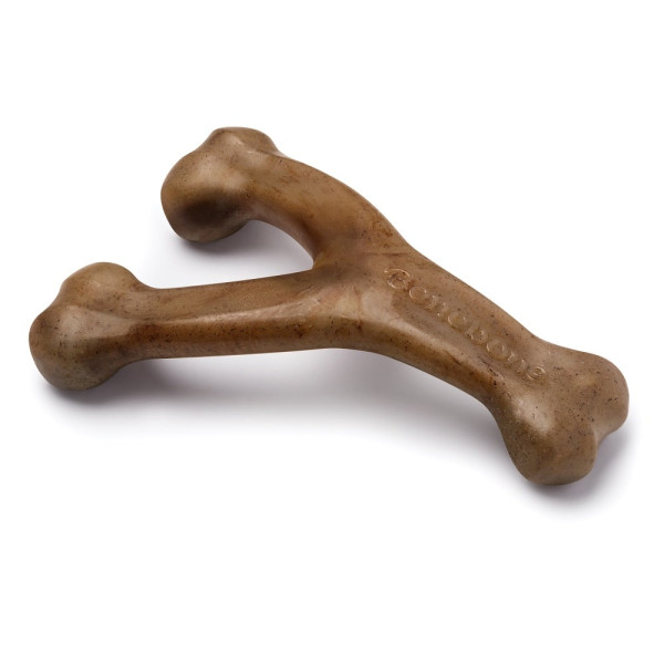 Жувальна іграшка Benebone Wishbone Bacon для собак зі смаком бекону розмір M