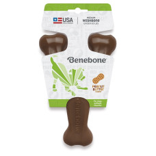 Жувальна іграшка Benebone Wishbone Peanut Butter для собак смак Арахісове масло розмір M