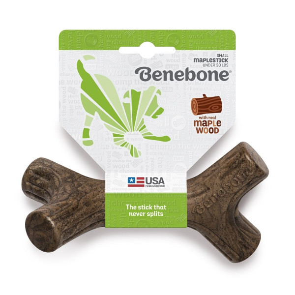 Жувальна іграшка Benebone Maplestick Maple Wood для собак Кленове дерево розмір S