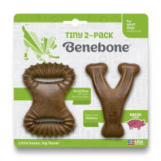 Жувальна іграшка Benebone Tiny 2- Pack Dental Chew & Wishbone Becon для собак