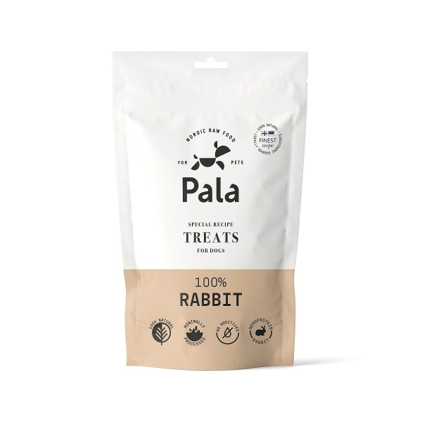 Ласощі Pala Treats Rabbit 100% для собак М'ясо Кролика 100 г