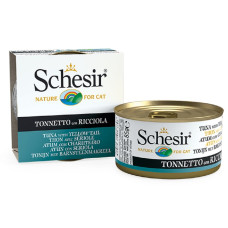 Вологий корм Schesir Tuna with Yellow Tail Тунець Жовтохвіст у желе для котів 85 г