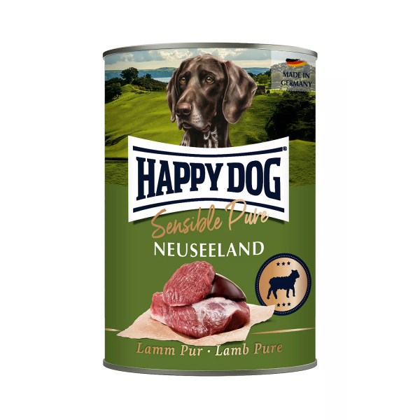 Вологий корм Happy Dog (Хеппі Дог) Lamb Sensible Pure Neuseeland для собак з ягням 800 г