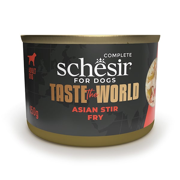 Вологий корм Schesir Taste the World Asian Stir Fry Курка по-Азійськи в бульйоні для собак 150 г
