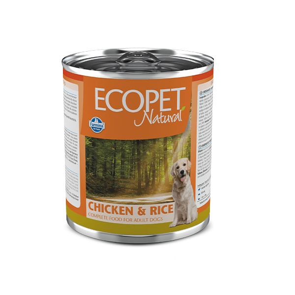 Вологий корм для собак Farmina ECOPET NATURAL DOG CHICKEN & RICE з куркою 300 г