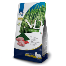 Сухий беззерновий корм Farmina N&D SPIRULINA LAMB ADULT MINI для собак малих порід з ягням, спіруліною та ягодами годжі 2 кг