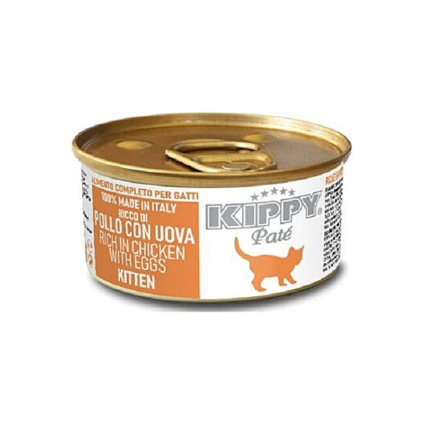 Вологий корм Kippy Mousse With Quail & Eggs Kitten для кошенят мус з перепілкою та яйцем 85 г