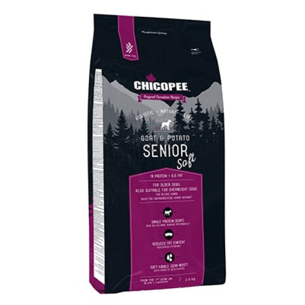 Сухий корм Chicopee HNL SENIOR Soft Goat & Potato для літніх та стерилізованих собак з козою та картоплею 2 кг