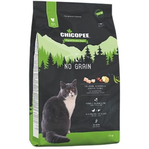 Сухий корм Chicopee HNL Cat No Grain для дорослих котів, чутливих до їжі 8 кг