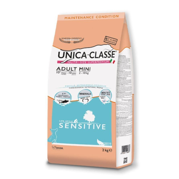 Сухий корм для собак Unica Classe Adult Mini Sensitive Tuna 2 кг