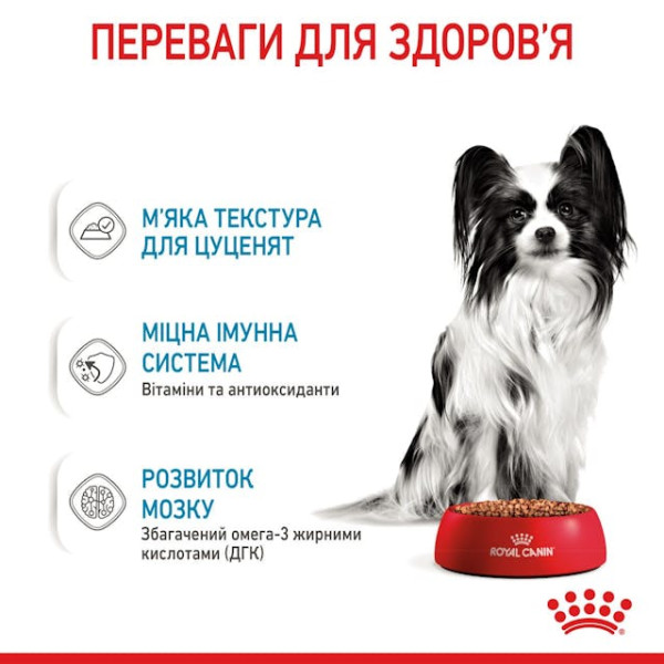 Вологий корм для цуценят мініатюрних порід (шматочки в соусі) Royal Canin Puppy X-Small 85 г