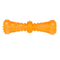 Іграшка Papillon TPR Cooling dumbbell orange Гантеля з ТПГ для собак охолоджуюча, помаранчевий