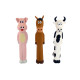 Іграшка Papillon latex farm longies assorted Фермерські тварини: порося, кінь, корова з латексу для собак в асортименті 29 см